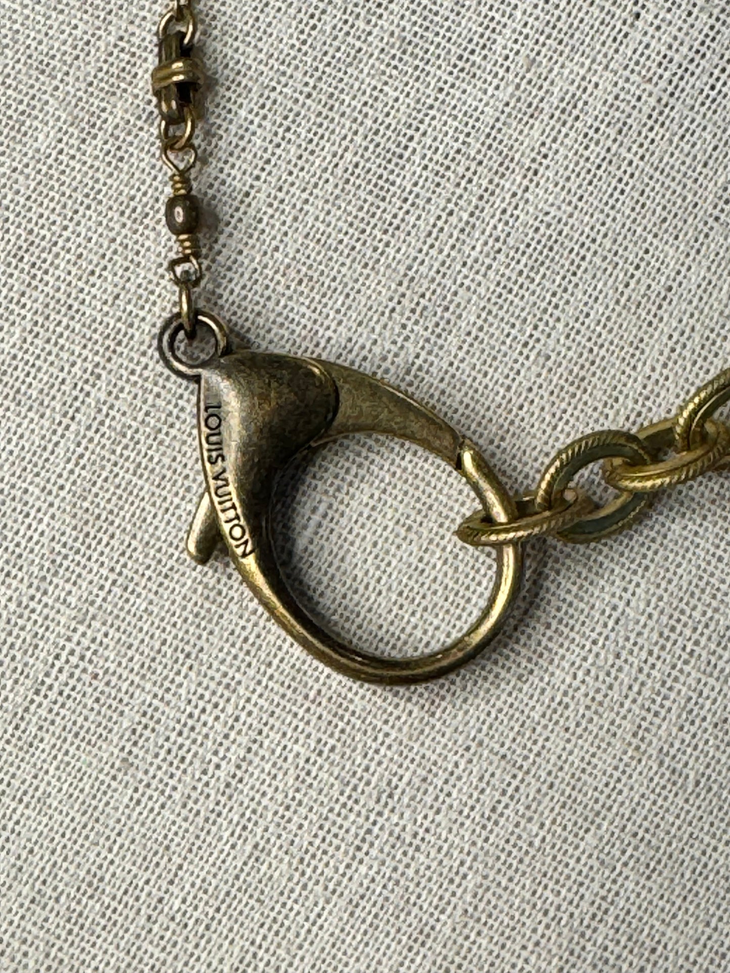 Claira Charm Chain Clip Custom Antique Gold Choker