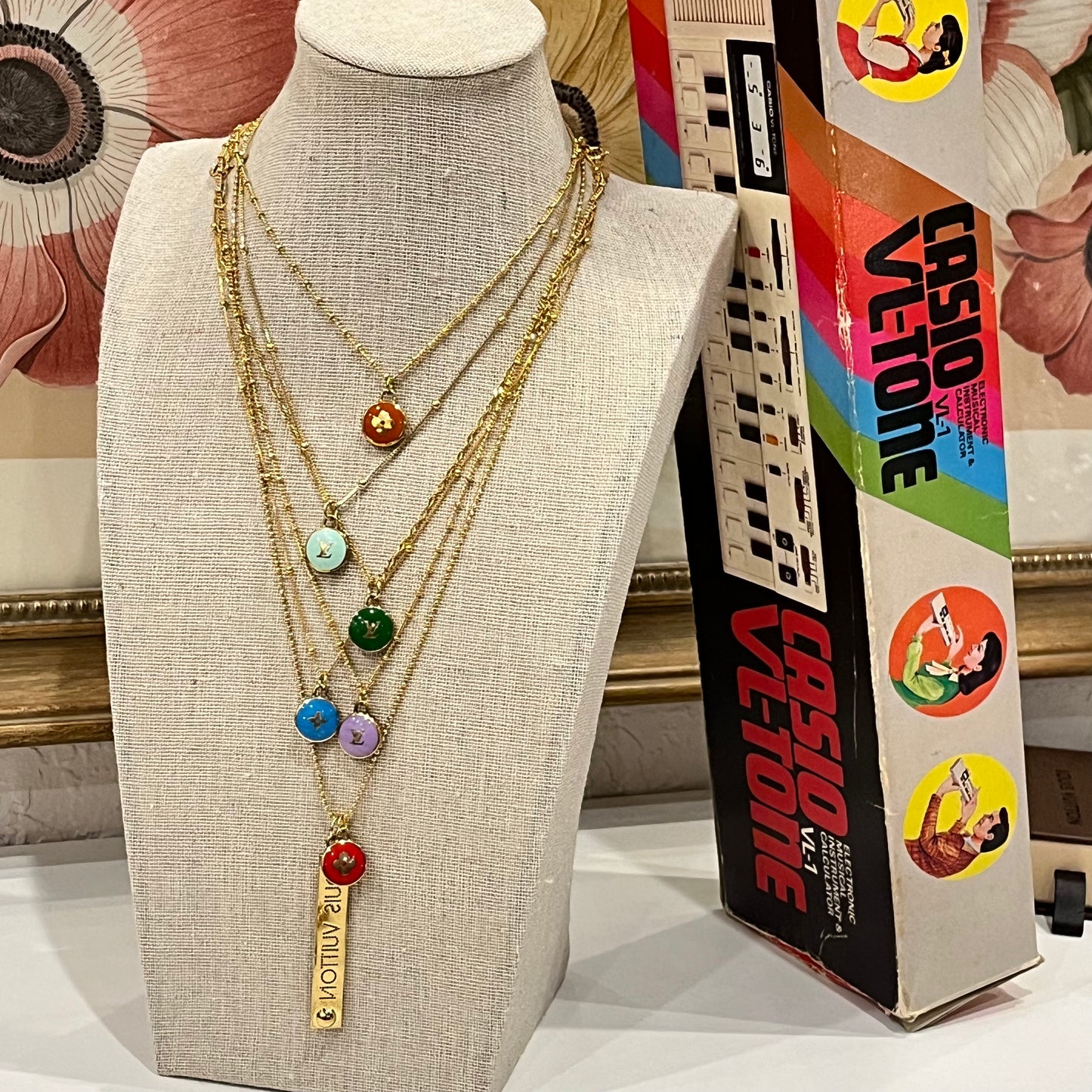 Rare Louis Vuitton Pastilles Charm on Necklace - Kelly Green