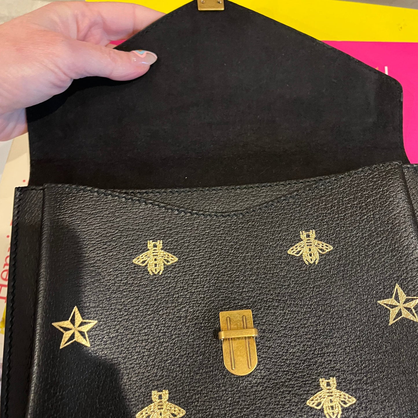 Gucci Bees and Stars Bum Bag Pouch Convertible Custom Crossbody Fanny Pack Clutch