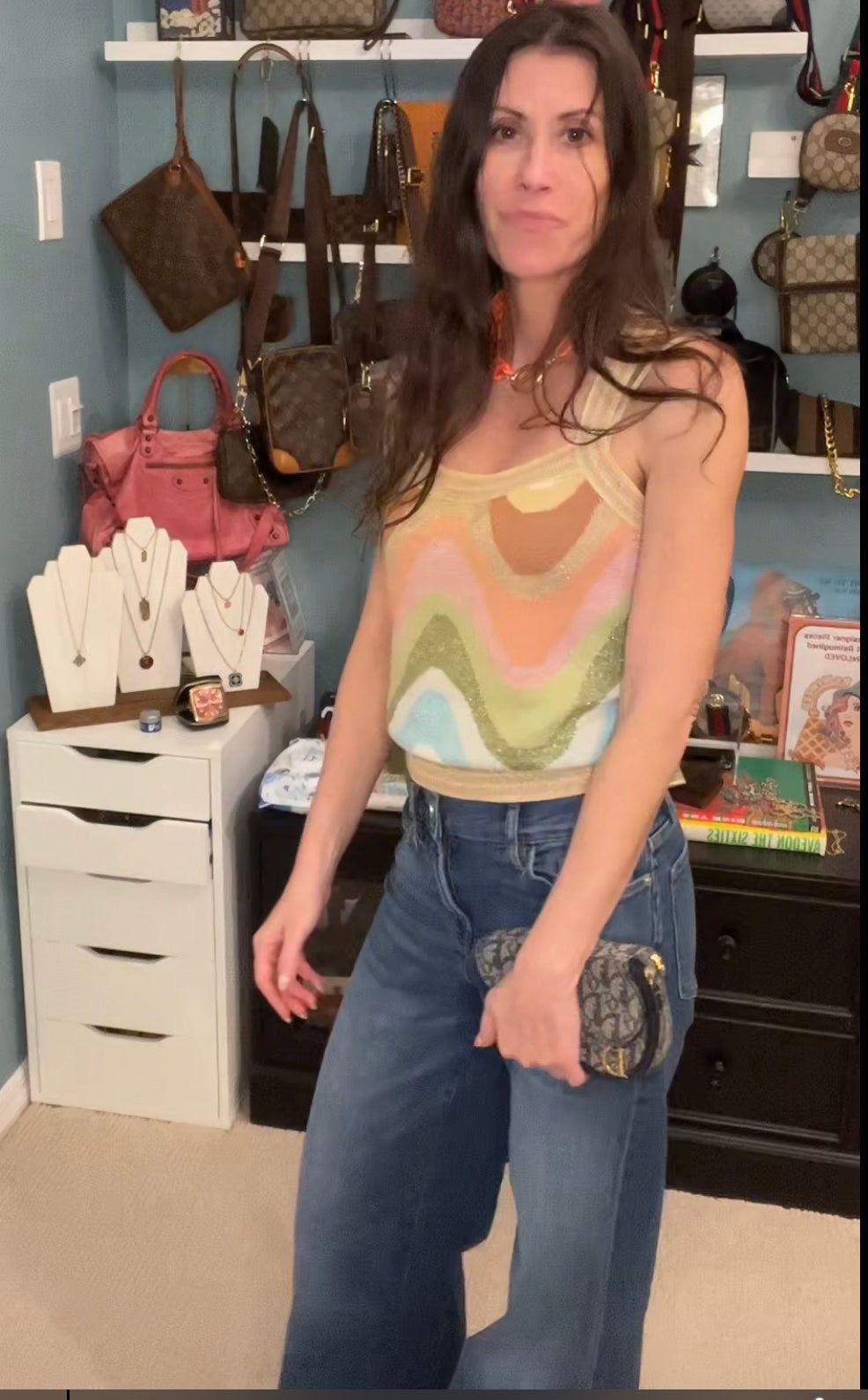 Christian Dior Vintage Trotter Saddle Pouch Custom one-of-a-kind Bum Bag/Crossbody/Fanny Pack