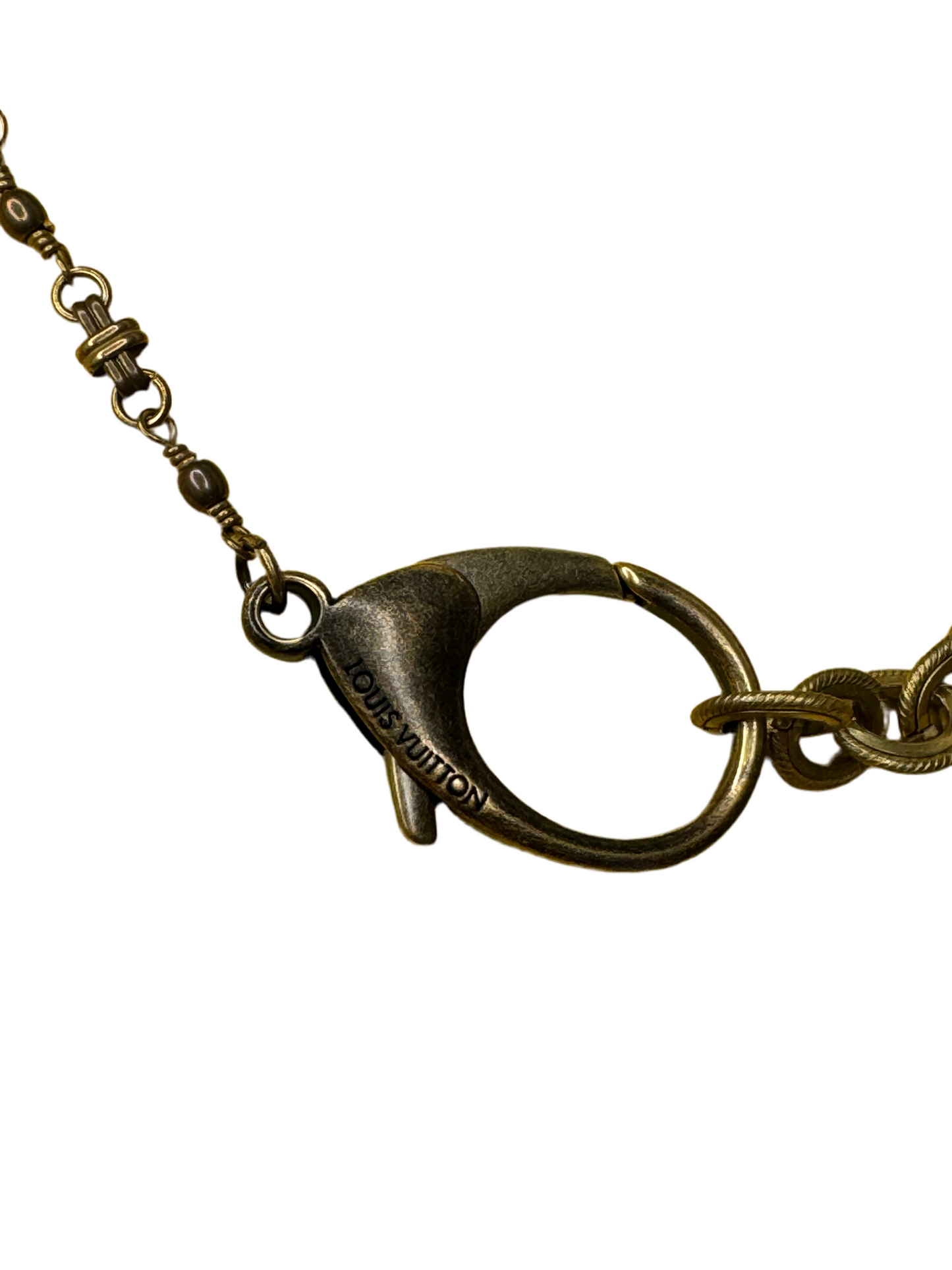 Claira Charm Chain Clip Custom Antique Gold Choker