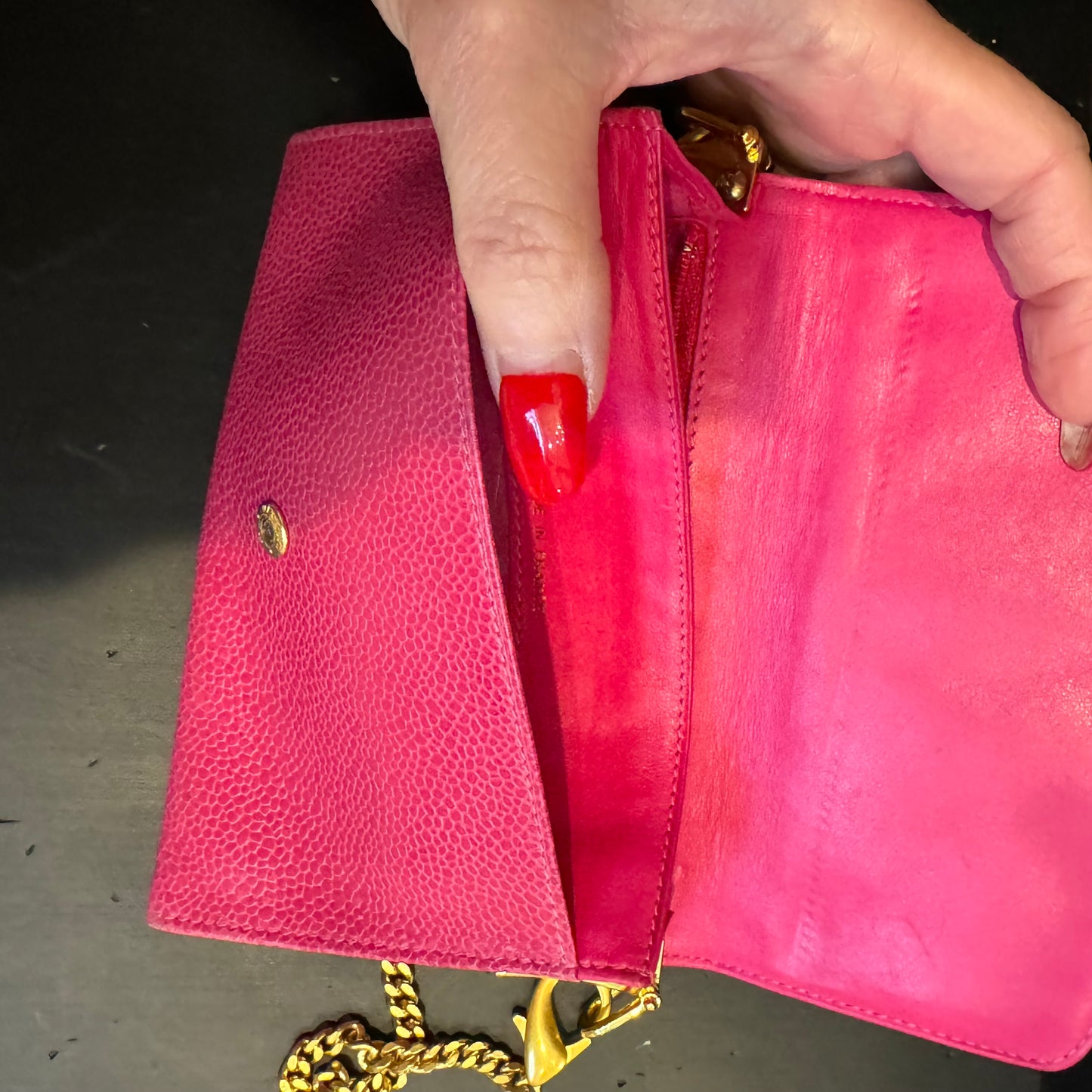 Pink Chanel Timeless with Envelope Custom Micro Pouch 5 ways + 2 straps