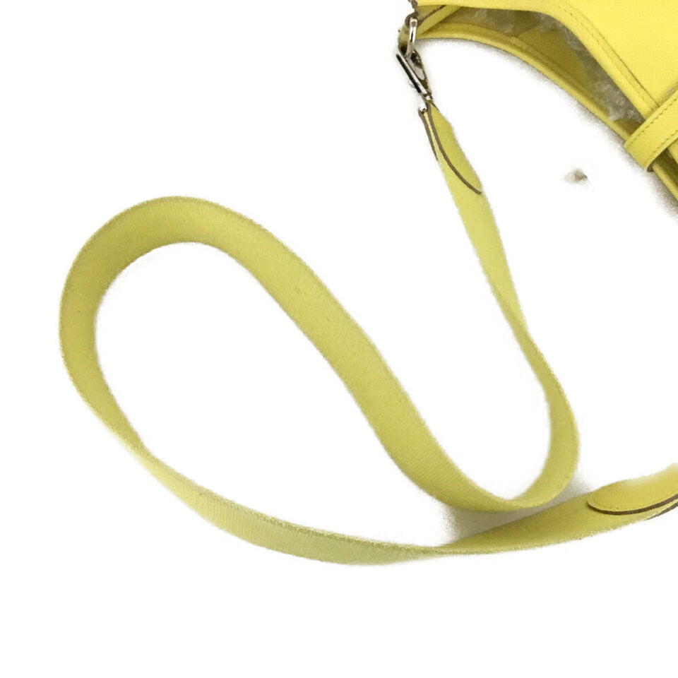 RARE Color - HERMES Evelyn 1 Yellow Veau Epsom Leather Shoulder Crossbody