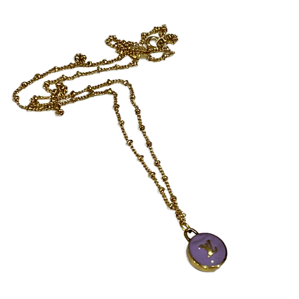 Rare Louis Vuitton Pastilles Charm on Necklace