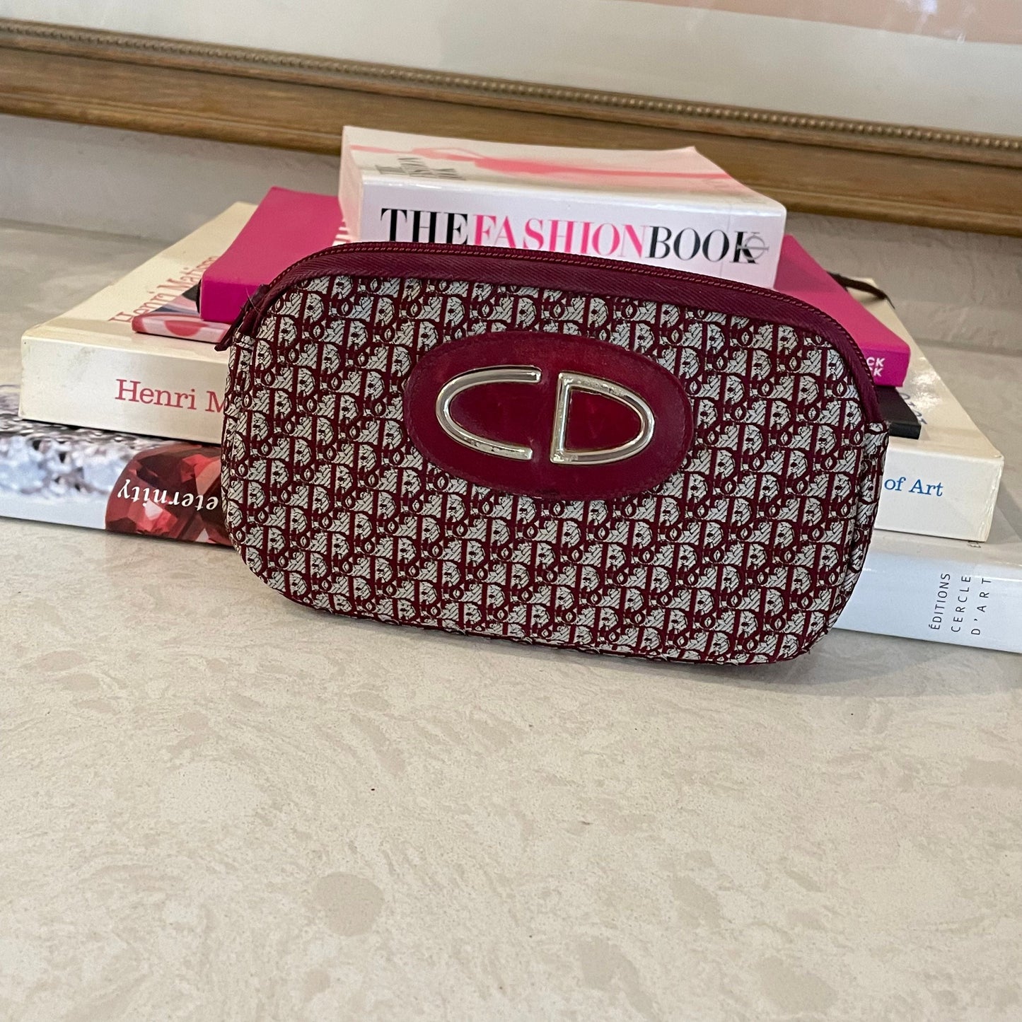 Christian Dior Pouch - Trotter Diorissimo Canvas Custom Converted to Wear Multiple Ways