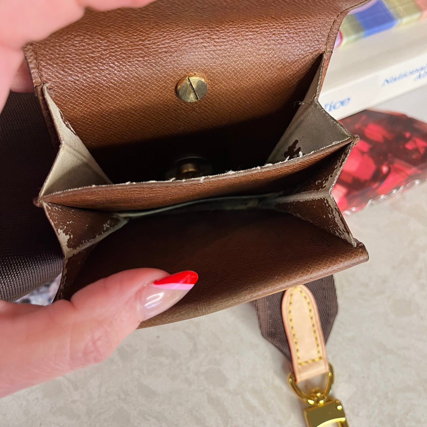 Louis Vuitton Vintage Coin Pouch - Convertible Micro Multi-Pochette Bag Charm waist bag