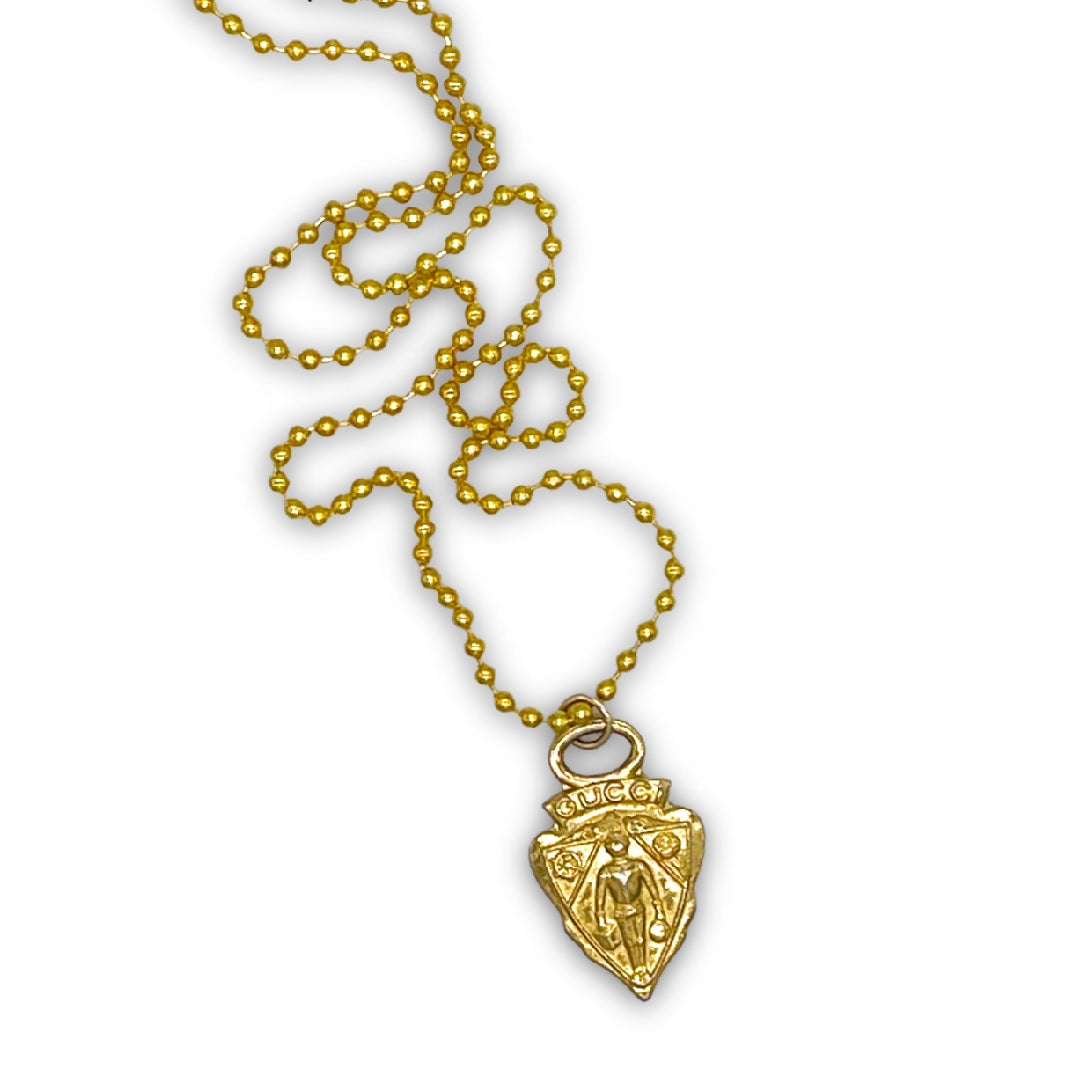 Vintage Gucci Knight Crest on Necklace 2