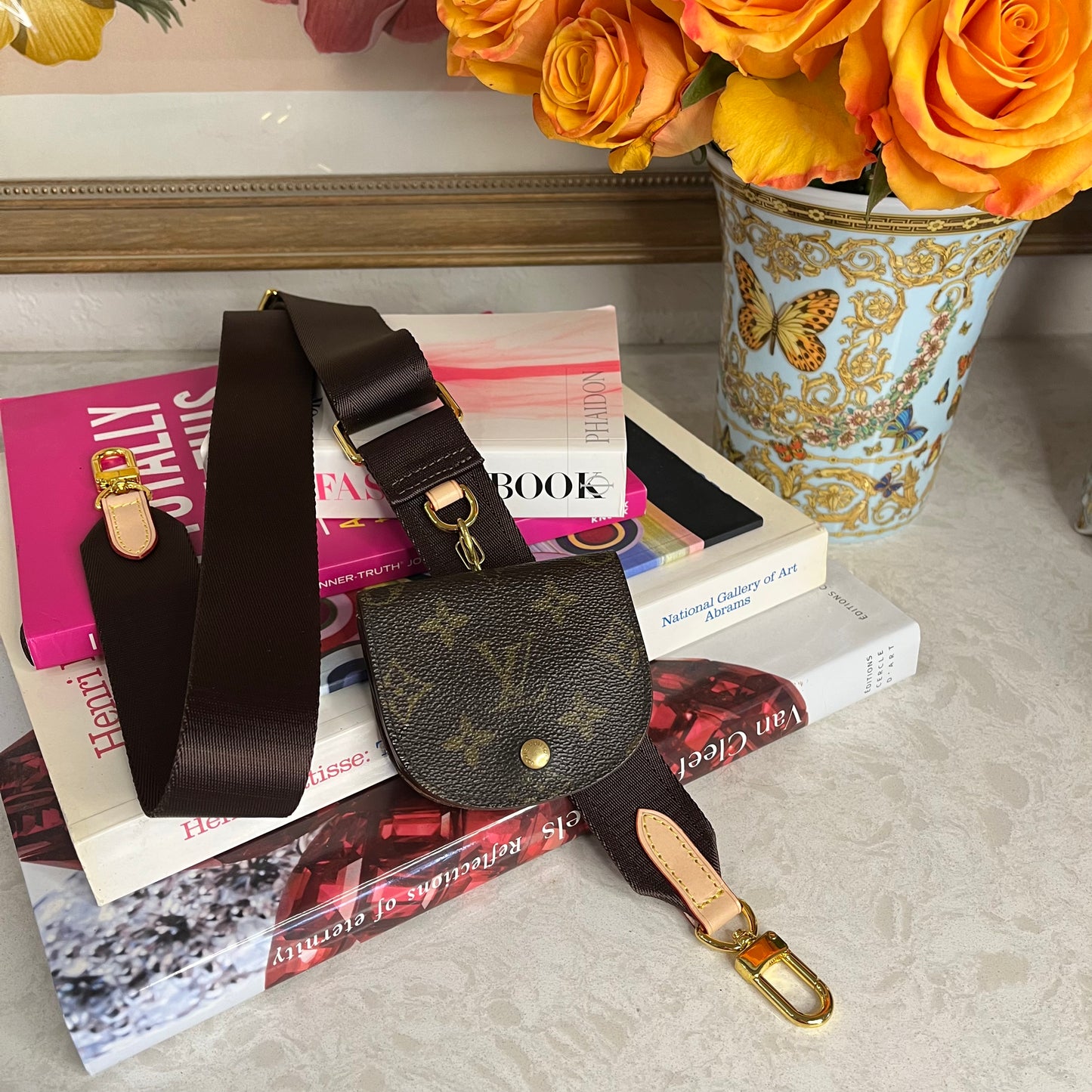 Louis Vuitton Vintage Coin Pouch - Convertible Micro Multi-Pochette Bag Charm waist bag