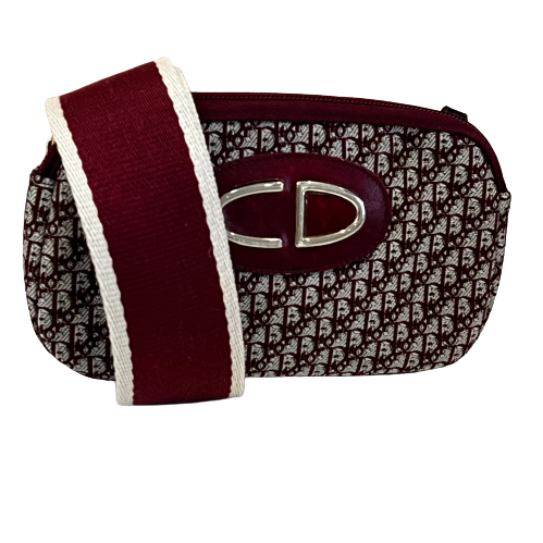 Christian Dior Pouch - Trotter Diorissimo Canvas Custom Converted to Wear Multiple Ways
