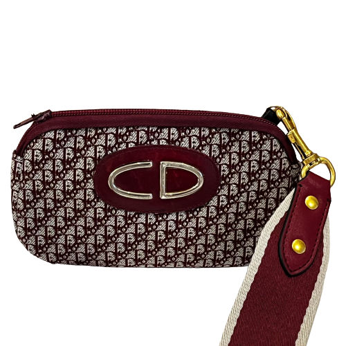 Christian Dior Pouch - Trotter Diorissimo Canvas Custom Converted to Wear Multiple Ways