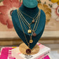 Speakeasy Vintage Octagon Charm on Chain