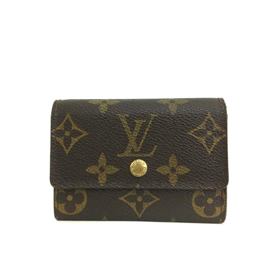 Louis Vuitton Vintage Monogram Porte Monnaie Plat Coin Purse Convertible - Multi-pochette Key Case