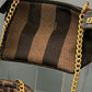 Fendi Pequin Stripe Pouch - Vintage Custom Converted Crossbody/Bum Bag/ Fanny Pack