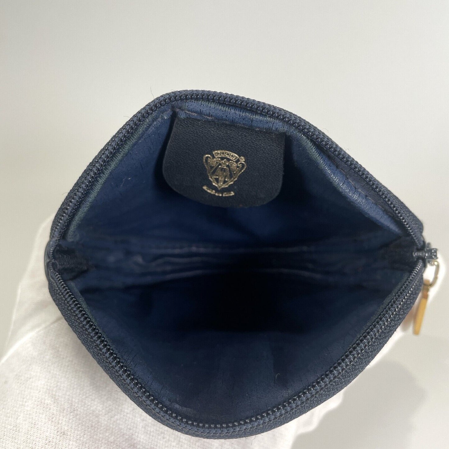 Vintage GG Pouch Convertible Custom Micro Navy Gucci Micro Pochette