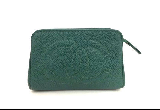 Chic Vintage Green Timeless Chanel Pouch Custom Crossbody/Fanny Pack/Bum Bag