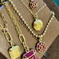 Speakeasy Vintage  Radiant Charm on Chain