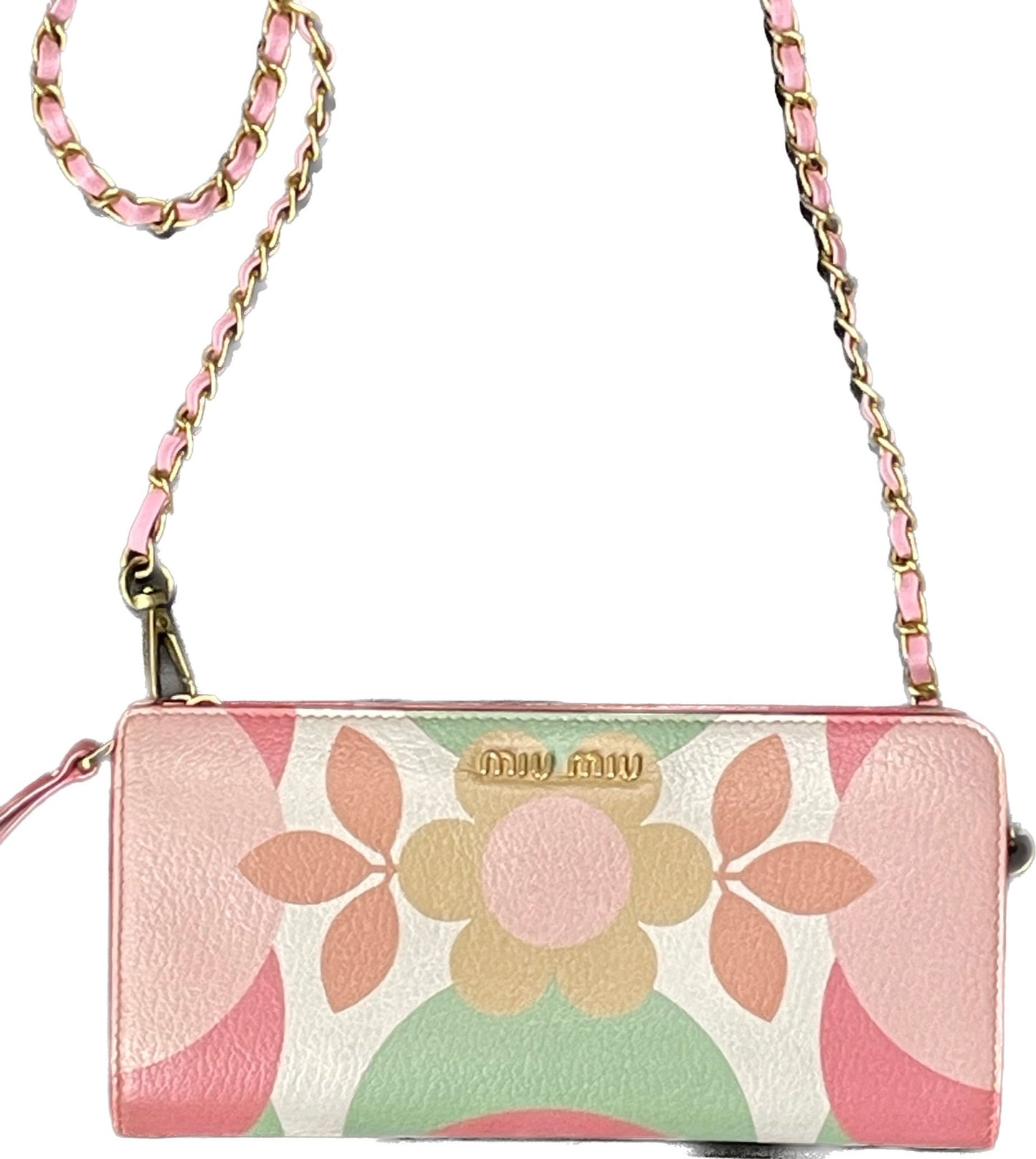 Miu Miu Madras Floral custom Crossbody