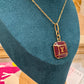 Louis Vuitton square Charm Pendant on Chain