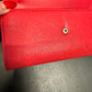 Timeless CC Vintage Chanel Red Caviar Skin Long Wallet Clutch/ WOC