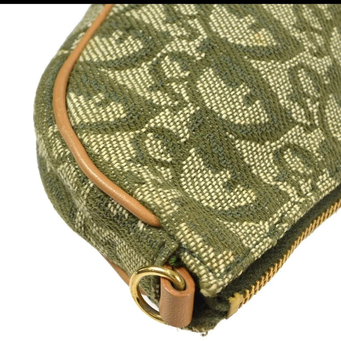 Christian Dior Vintage Khaki Green Trotter Saddle handbag + Extra Strap or Chain
