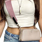 Classic Vintage Taupe Chanel Button Pouch - Custom Crossbody/Fanny Pack/Bum Bag