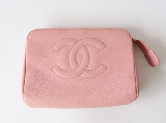 Adorable Vintage Baby Pink Timeless Chanel Pouch Custom Crossbody/Belt Bag/Bum Bag