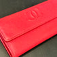 Timeless CC Vintage Chanel Red Caviar Skin Long Wallet Clutch/ WOC