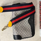 Vintage Blue/Grey Micro GG Gucci Clutch Convertible Custom Crossbody Bag