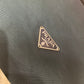 Prada black Triangle Plate Charm on Necklace