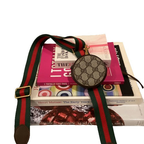 RARE Vintage Gucci micro Pouch with web Convertible Custom Crossbody Bum Bag Fanny Pack Clutch (Copy)