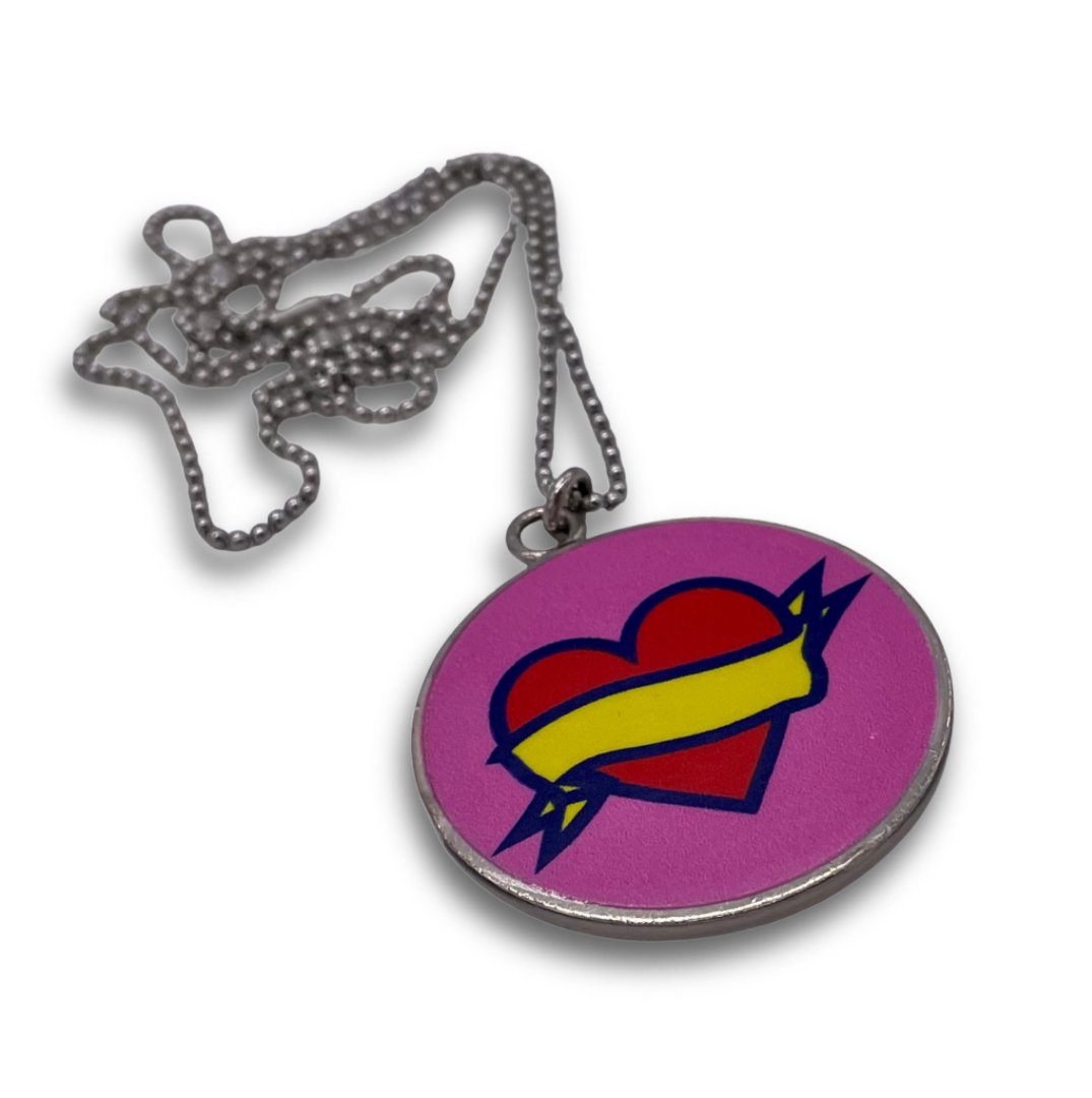 Rare 2-SIDED Louis Vuitton Charm  Re-Worked as Necklace