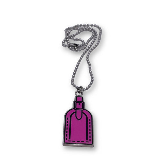 Louis Vuitton Luggage Tag Re-worked Charm Necklace