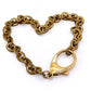 Statement Choker with Louis Vuitton Antique Gold C Clasp