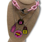 Rare 2-SIDED Louis Vuitton Charm  Re-Worked as Necklace